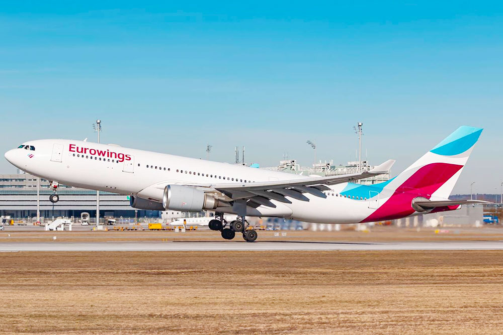 Eurowings Airplane at Munich Airport (MUC) in Germany - Cheapest Time