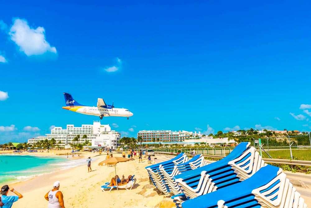 Airplane Landing Over Maho Beach, Caribbean - Cheapest Time