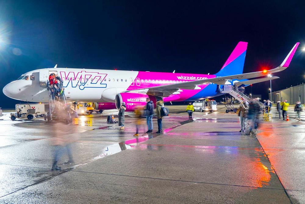 Wizz Airplane at the Debrecen International Airport, Hungary - Cheapest Time