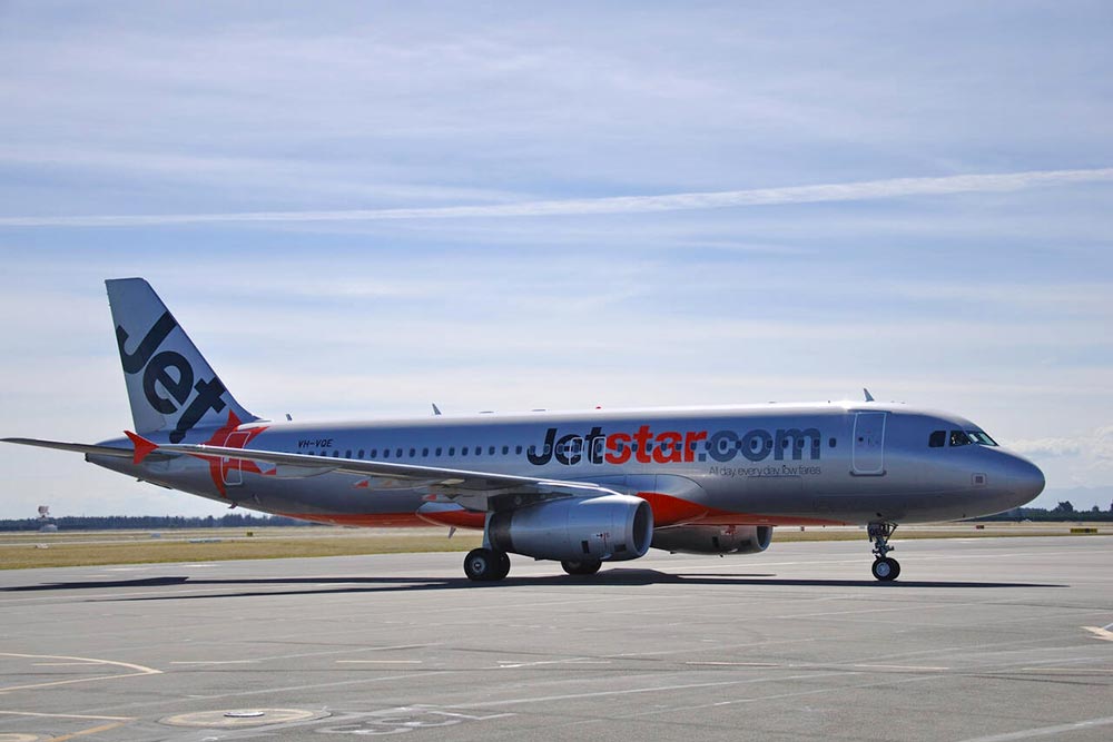Jetstar Airplane at Christchurch International Airport - Cheapest Time