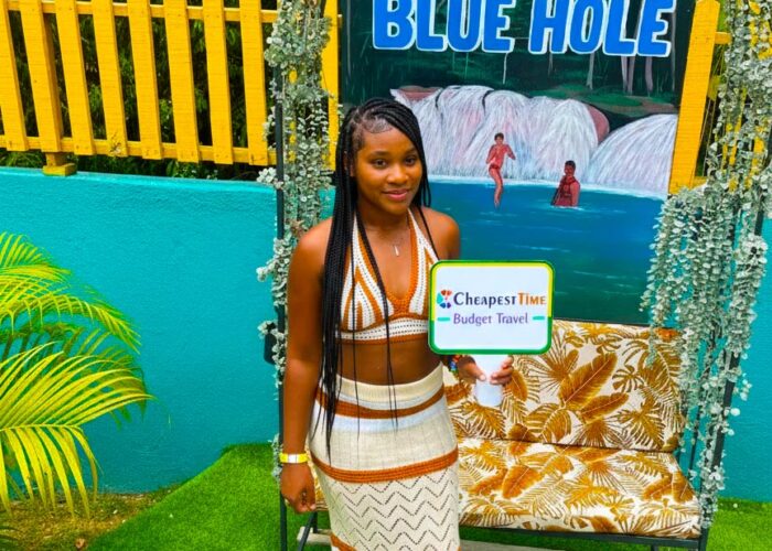 Cheapest Time Clients at the Blue Hole, Jamaica