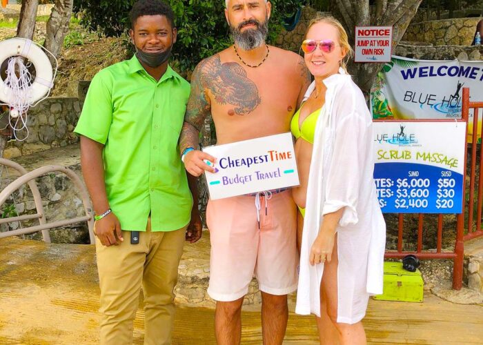 Our Clients at Original Blue Hole in Ocho Rios - Cheapest Time